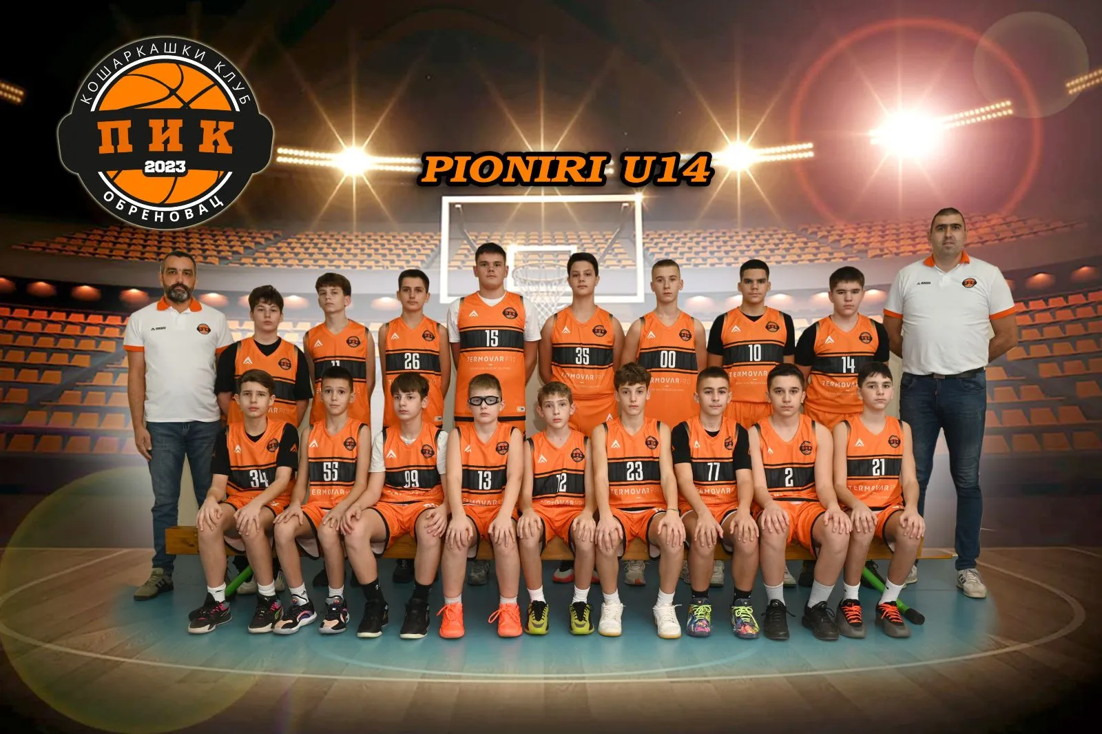 Košarkaški klub PIK Obrenovac, pioniri U14, sezona 2025-2026